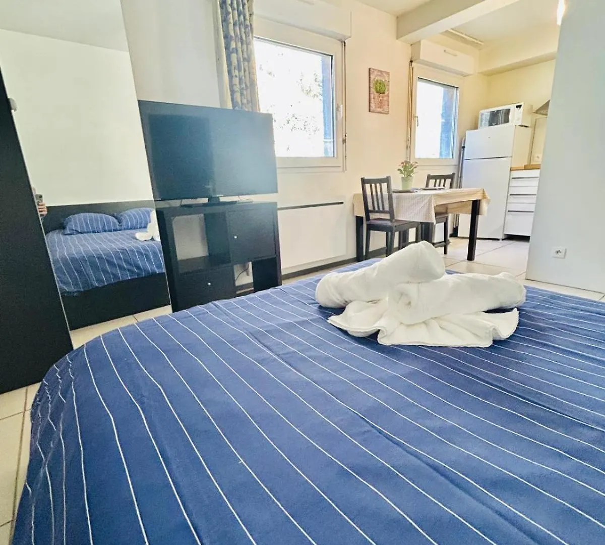 Studio Thermotel 308 Saint-Martin-dʼUriage Apartament